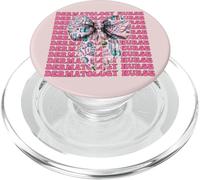 Dermatologia infermiera Derm Girl Coquette Bow nastro rosa PopSockets PopGrip per MagSafe