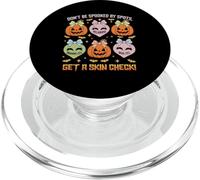 Dermatologia infermiera Halloween ottenere un dermatologo di controllo della pelle PopSockets PopGrip per MagSafe