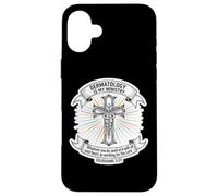 Dermatologo cristiano Dermatologia è il mio medico del ministero Custodia per iPhone 16 Plus