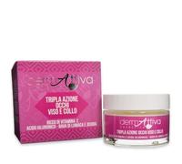 DermAttiva Crema Viso Tripla Azione Occhi Viso Collo con Acido Jaluronico 50 ml. "SET DA 3 FLACONI"