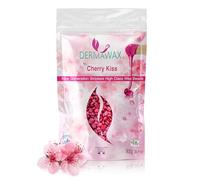 Dermawax 800g Perle di Cera Cherry Kiss Vegan per Depilazione - Brazilian Waxing, Zona Bikini, Ascelle, Schiena - Senza Strisce per Uso Professionale (0,8 kg, Cherry Kiss)