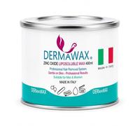 DERMAWAX Cera all’Ossido di Zinco 400 ml, Barattolo Metallico con Strisce