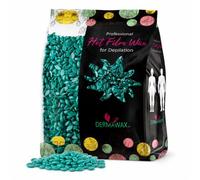 DERMAWAX Cera Brasiliana Azulene 500 g, Perle Professionali Senza Strisce