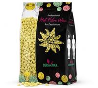 DERMAWAX Cera Brasiliana Cioccolato Bianco 1 kg, Perle Senza Strisce