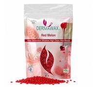DERMAWAX Cera Brasiliana Red Melon 800 g, Perle Professionali Senza Strisce