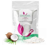 Dermawax Perle di Cera al Cocco Ipoallergeniche-Ceretta Brasiliana Multidirezionale per Depilazione Viso, Sopracciglia, Intimo, Bikini & Ascelle-Adatta a Tutti i Tipi di Pelle (0,4 kg, Cera di Cocco)