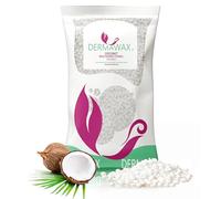 Dermawax Perle di Cera al Cocco Ipoallergeniche-Ceretta Brasiliana Multidirezionale per Depilazione Viso, Sopracciglia, Intimo, Bikini & Ascelle-Adatta a Tutti i Tipi di Pelle (0,8 kg, Cera die Cocco)