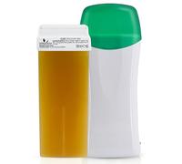 Dermawax Roll On Oliva - Kit Scaldacera Professionale Universale 25W 230V con Cartuccia Cera a Rullo 100 ml Olio di Oliva Made in Italy - Depilazione Gambe, Braccia, Ascelle e Schiena