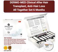 DERMO-MED Clinical 6 mesi dopo il trapianto di capelli, set crescita dei cape...