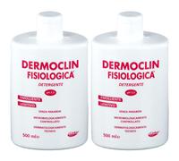 Dermoclin Fisiologica® Detergente pH 5.5 2x500 ml Sapone liquido