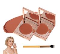 Dermocosmetic CC Cream Occhiaie Con Pennello, CC Undereye Corrector，Arancia | Correttore Occhiaie CC Cream, Illuminante Sotto Gli Occhi, Copre Le Occhiaie E Ammorbidisce Le Linee Sottili