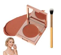 Dermocosmetic CC Cream Occhiaie Con Pennello, CC Undereye Corrector，Arancia | Correttore Occhiaie CC Cream, Illuminante Sotto Gli Occhi, Copre Le Occhiaie E Ammorbidisce Le Linee Sottili