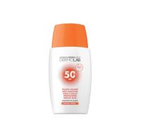 Dermolab - Fluido Protezione Solare Viso e Collo SPF 50+ con Acido Ialuronico, Anti Macchia per Pelli Chiare e Delicate, Contrasta Invecchiamento Cutaneo e Raggi UVA, Resistente all'Acqua, 40ml