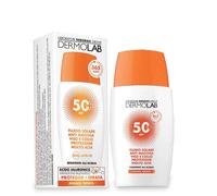 DERMOLAB FLUIDO SOLARE ANTI MACCHIA VISO E COLLO PROTEZIONE 50+