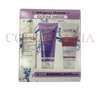 DERMOLAB KIT DA VIAGGIO RIMODELLANTE NOTTE STRUCCANTE + SCRUB VISO + CREMA NOTTE