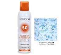 Dermolab latte solare spray protezione alta spf 50+ resistente all'acqua 150 ml