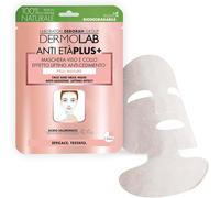 Dermolab - Maschera Viso E Collo in Tessuto, per Pelli Mature, Effetto Idratante