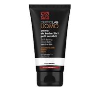 Dermolab Uomo viso Crema da Barba 3in1 Pelli Sensibili lenisce idrata la pelle