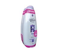 Dermomed Bagnoschiuma Rilassante all’Iris con Acido Ialuronico e Glicerina, Profumo Floreale Dolce e Cipriato, Azione Emolliente, Calmante e Idratante, Deramtologicamente Testato, 600 ml x 2