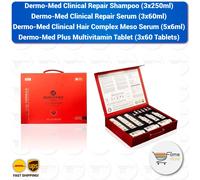 Dermomed Clinical 4 mesi anti perdita di capelli, dopo il trapianto di capell...