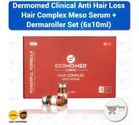 Dermomed Clinical Anti Hair Loss Hair Complex Meso Serum + Dermaroller Set (6...
