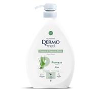 Dermomed, Crema di Sapone Mani Aloe, Rispetta la Pelle Rendendola Profumata e Morbida, con Acido Ialuronico, pH Neutro, Made in Italy, Dermatologicamente Testato, Dispenser 1L