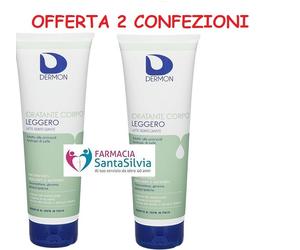DERMON IDRATANTE CORPO LEGGERO 250 ML - 2 CONFEZIONI - LATTE REINTEGRANTE