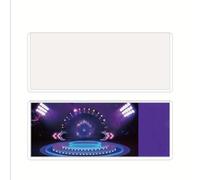 Dermonem Custodia protettiva per biglietti da concerto orizzontale, 19,5 x 7,5 cm, 22 x 8,9 cm, in gomma rigida, antigraffio, essenziale per gli osservatori delle stelle, per organizzare biglietti