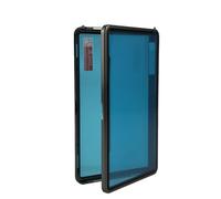 Dermonem Graded Card Protector con telaio in metallo, custodia magnetica in vetro per lastre PSA, scatola di immagazzinaggio per display UV e antigraffio Sport Gaming(Grigio metallizzato)