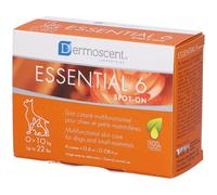 Essential 6 spot on cura multifunzionale della pelle per cani 0-10 kg 4 pipette