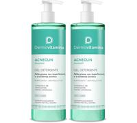 Dermovitamina Acneclin Gel Detergente 2x400 ml