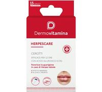 Dermovitamina HerpesCare Cerotti con Acido Ialuronico 0,5% - Cerotti Herpes Labiale - Invisibili, con Applicatore - Sollievo Rapido da Herpes - Efficacia Fino a 12 Ore - 15 Cerotti