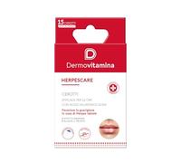 Dermovitamina - Herpescare Cerotti con Acido Ialuronico - Patch Invisibili | Cerotti per il Sollievo Rapido da Herpes Labiale - Efficacia fino a 12H - Invisibili, con Applicatore - 15 unità