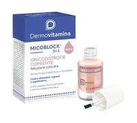 Dermovitamina Smalto curativo Micoblock 3in1 Coprente Onicodistrofie Nude 8 ml