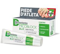 Dermovitamina Micoblock 3in1 Crema Piede d'Atleta - Trattamento dei Sintomi delle Micosi del Piedi - Contro Prurito, Macerazione e Cattivo Odore - Rapida Asciugatura - Senza Acetone - 30 ml