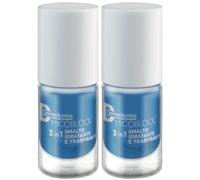Dermovitamina Micoblock® 3 in 1 Smalto Idratante e Traspirante Blu 2x5