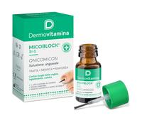 Dermovitamina Micoblock - Onicomicosi Flacone da 7 ml con pennellino applicatore, dotato di tappo di sicurezza