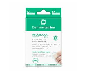 Dermovitamina Micoblock Onicomicosi Cerotti Anti-Micotici, 12 cerotti