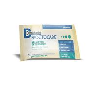 Dermovitamina Proctocare - Salviette detergenti per l'igiene intima ed emorroidi, 15 salviette