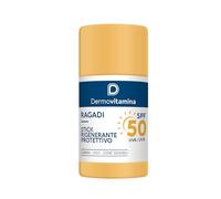 Dermovitamina - Ragadi Stick SPF 50, 20ml - Pelle, Labbra e Viso | Stick Solare - Protezione Solare UVB UVA - Uso Localizzato per la Protezione di Zone Sensibili - Per Adulti e Bambini