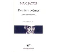 Derniers Poemes. En Vers Et En Prose: A32224