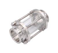 Dernord Vetro di vista in linea con l'estremità del morsetto, vetro diritto sanitario SUS316 2 pollici del morsetto del tipo del morsetto del tubo del flusso (OD 51MM del tubo di flusso)