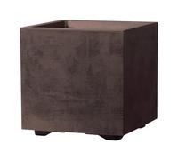 Deroma Elegante fioriera dalle linee classiche e pulite, perfetta per il giardino e la terrazza e può essere posizionata anche in ambienti interni, marrone, media