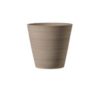 Deroma Primitivo grafite vaso conico in terracotta Ø 43,3 X H 41,4 CM
