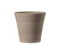 Deroma Primitivo vaso cono in terracotta grafite, ø 36 cm PRIMITIVO VASO CONO IN TERRACOTTA GRAFITE, Ø 36 CM