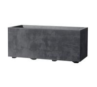 Deroma Vaso Cassetta Millennium Colore Antracite-Vaso fioriera Misura 59x25x25