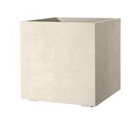 DEROMA Vaso Cubo in plastica Millennium 25cm Perla