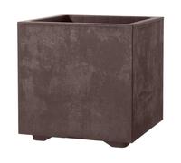 Deroma VASO CUBO MILLENIUM 25X25X25CM BROWNST