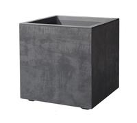 Deroma Vaso Cubo Millenium Antracite 25x25x25 cm