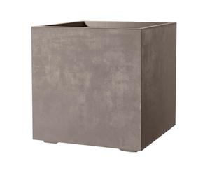DEROMA VASO FIORIERA CUBO MILLENNIUM 25CM SANDSTONE